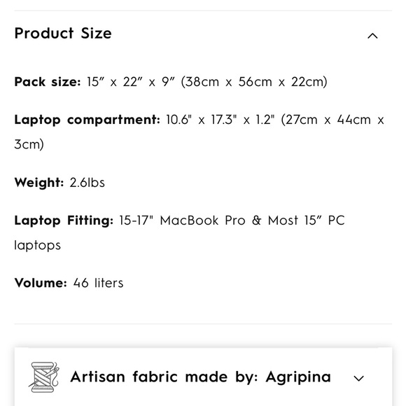 Raja 46 Travel Backpack - Durable - Large Capacity - Picture 9 of 9